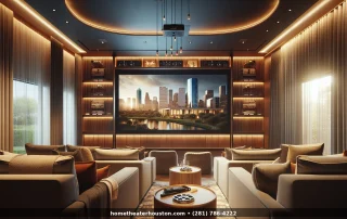 projector screen types Houston installation