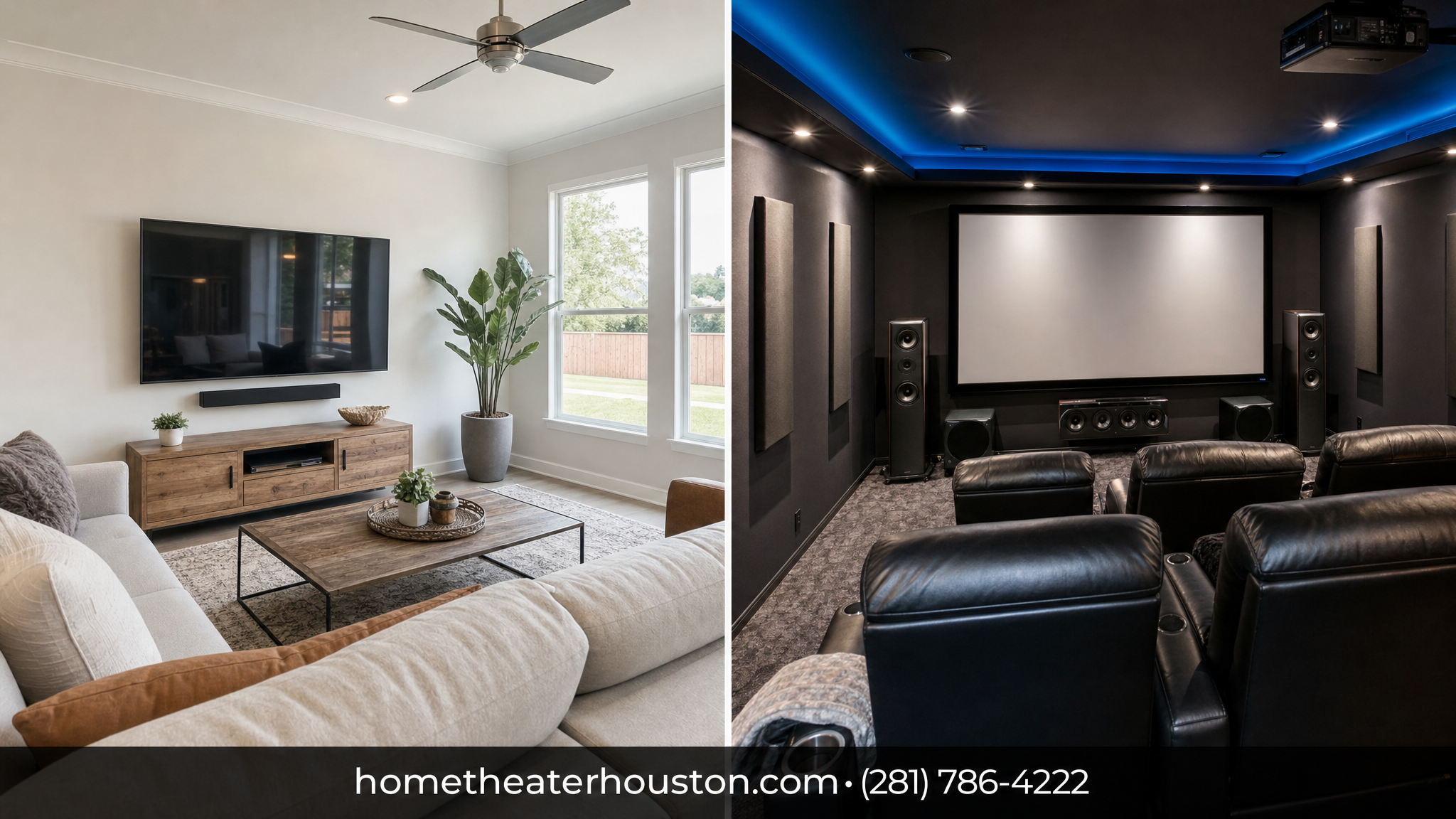 home theater installation options Houston