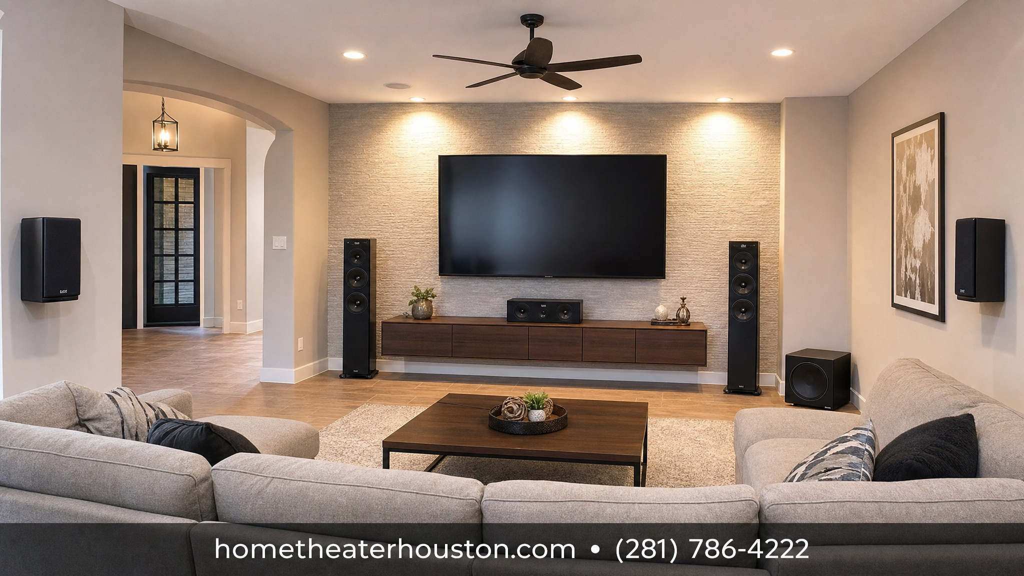 5.1 surround sound Houston media room